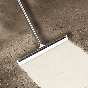 Heavy Duty Stainless Steel Floor Squeegee TPR Blade Plastic Eco Friendly Large Water Wiper for Factory Hospital Floor Cleaning