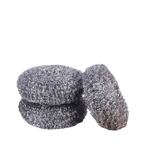 Heavy-Duty Stainless Steel Wool Scrubber Sponge Kitchen Scouring Pads Dish Scrubbing Ball