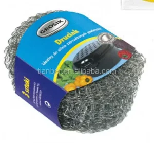 Heavy-Duty Steel Scouring Pads Cleaning Sponge Green Sponge