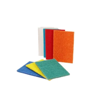 Heavy Duty Sustainable Polyester Colorful Cleaning Scouring Pad for Kitchen
