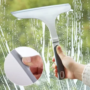 Heavy Duty TPR Glass Cleaner Ergonomically Curved Handle Shower Screen Furniture Glass Maintenance Tool