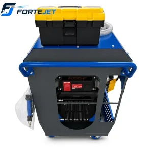Heavy Duty Twin Cylinder Diesel Water Jetter 200Bar 64L min Remote 2900PSI Pipe Cleaner Sewer Jetter for 24 Inch Drain