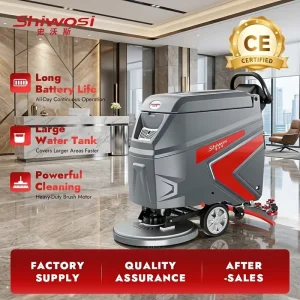 Heavy Duty Walk-Behind Floor Scrubber Commercial Floor Cleaner