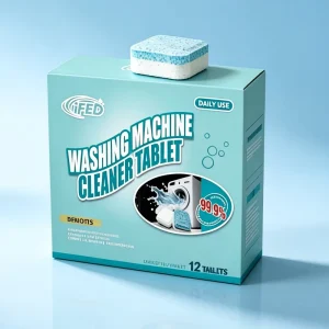 Heavy Duty Washing Machine Cleaner 12 Count Deep Cleaning Tablets for All Washers Odor Residue Remover