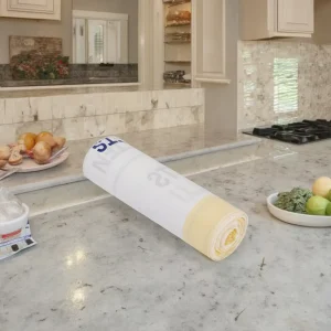 Heavy Duty on Roll Disposable PE Plastic Kitchen Drawstring 13 Gallons Color Garbage Trash Bags