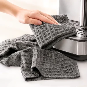 High Absorbency Microfiber Cleaning Cloth Oil Water Absorbing Lint Free Kitchen Towel OEM ODM
