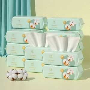 High Absorbent Bulk Pack Daily Cleansing Pocket Cotton Soft Facial Tissue Towel