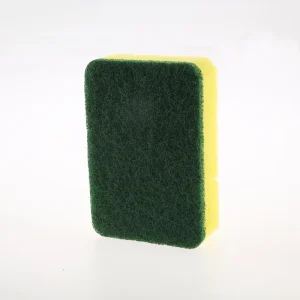 High Absorption Eco Friendly Multi Layer Cleaning Sponge Scrubber Durable Scouring Pad Rectangle Shape for Dishes Pots Kitchen