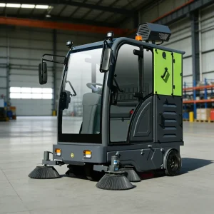 High Capacity Ride-on Floor Sweeper Heavy Duty Electric Sweeping Machine for Industrial Park and Cement Factory