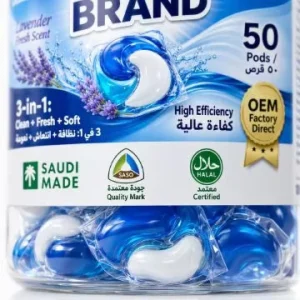 High-Concentration Laundry Detergent Pods Capsules OEM 6-in-1 Stain Removal for Middle East