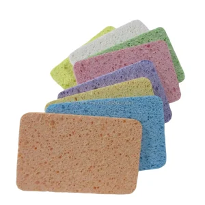 High Density Compressed Cellulose Sponge for Body Washing Cleaning Scrubbing Surface