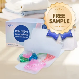 High Density Eco Friendly Detergent Laundry Pods Color Catcher Sheets