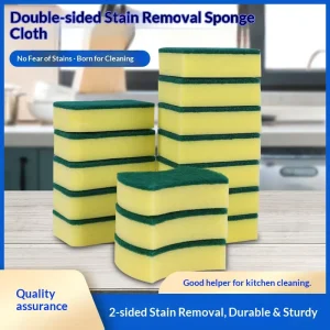 High-Density High-Absorbent Dishwashing Sponge 4.5 cm Thick Cleaning Scouring Pad