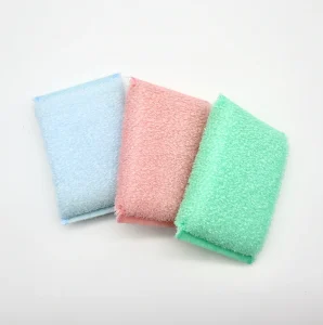 High-Density High-Coil-Loop Reusable Dish Sponge Scouring Pad, Colorful