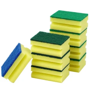 High-Density Household Dishwashing Sponge Scouring Pad for Stubborn Stains