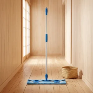 High Density Microfiber Flat Mop Durable Lightweight Aluminum Pole Non scratch Floor Cleaner for Deluxe Hardwood and Vinyl Floor