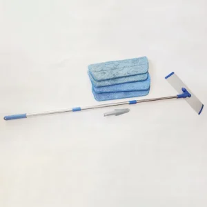 High Density Microfiber Flat Mop Fast Water Absorption Durable Wear Resistant Mop for Living Room Kitchen Floor Washing