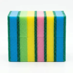 High-Density Multifunction Dishwashing Scrub Sponges for Kitchen Cleaning