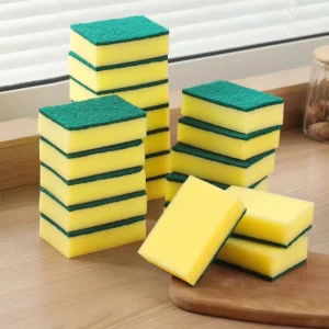 High-Density Natural Kitchen Cleaning Sponge Scrubber 250%-500% Absorption 20mm Thick