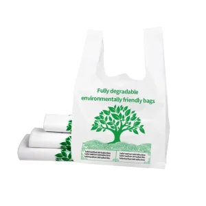 High Density PLA Biodegradable Trash Bags Heavy Duty Thick Durable Leak Proof Tear Resistant Home Office Outdoor Commercial Use