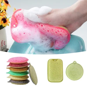 High-Density Water-Absorbent Dishwashing Sponge Scouring Pad for Household Kitchen Cleaning