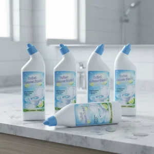 High Effect Pleasant Lemon Scent Eco Friendly Toilet Cleaner Tablets 500ml for Bathroom Stains & Odors Remover All Purpose