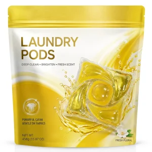 High Efficiency Apparel Pods with Long-Lasting Fragrance, Stain Booster, Gentle Formula, Antibacterial and Color Protection