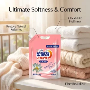 High Efficiency Fabric Softener Liquid for Clothes Long Lasting Scent Anti static Laundry Conditioner Private Label