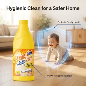 High Efficiency Kitchen and Living Room Floor Wash Liquid Streak Free Non Toxic Floor Cleaner OEM