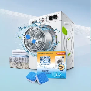 High Foam Powerful Washing Machine Cleaner Laundry Washer Machine Cleaner Washing Machine Tablets 24 Pack