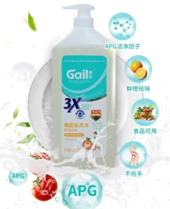 High-Foaming Eco-Friendly Lemon Scent Dishwashing Liquid with Anti-Bacterial Kitchen Cleaning Power OEM Private Label Options