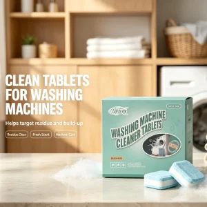 High Performance Multi Surface Active Oxygen Tablets to Effectively Dissolve Bio Film and Residue Washing Machine Tablets