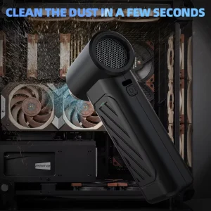 High Power 80W Electric air duster Handheld Portable Blower 3 speed Adjustable air Gun for Cleaning Electronic Products