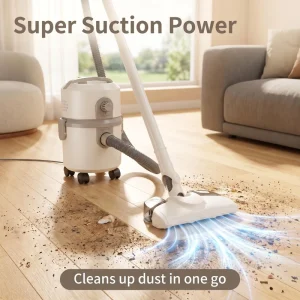 High Power Dual Purpose Dry and Wet Industrial Vacuum Cleaner with Bucket Tank for Cars Outdoor RV Use