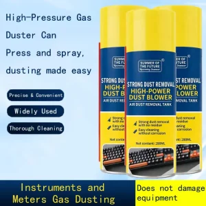 High-Pressure Air Duster Spray for Electronics, Laptops, Keyboards, and Fans