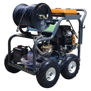 High-Pressure Drain Cleaner 25HP Gasoline-Powered Industrial Chemical Pipeline Cleaning Decontamination Cold Water