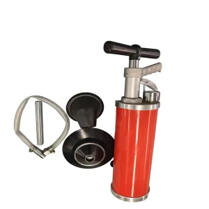 High Pressure Gas Manual Eco Friendly Toilet and Kitchen Drain Pipe Dredging Clog Remover Suction Drain Cleaner