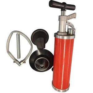 High-Pressure Manual Pneumatic Drain Cleaner Tool for Clogged Sewer Pipes
