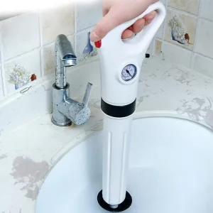 High Pressure Silicone Air Drain Blaster Toilet Plunger for Bathroom and Sewer Pipes