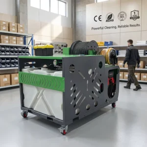 High-Pressure Washer Heavy-Duty Drain Cleaning Machine Sewer Jetter Cleaner