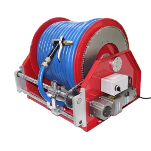 High-Pressure Washer Hose Reel for Sewer Jetters and Drain Cleaners