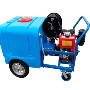 High-Pressure Washer Industrial Water Jet Floor Cleaner with 350L Fuel Tank and Push-Type Pipe Clog Cleaning Vehicle