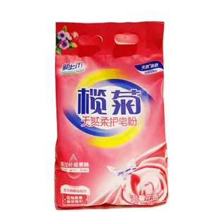 High Quality 1KG 1.5KG 1.8KG LANJU Washing Detergent Powder + Soap Liquid Detergent Powder