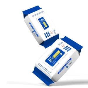 High Quality 75% Antibacterial Antiseptic Alcohol Wipes Bulk Pack Kill 99.99% Germs Non-Woven Material