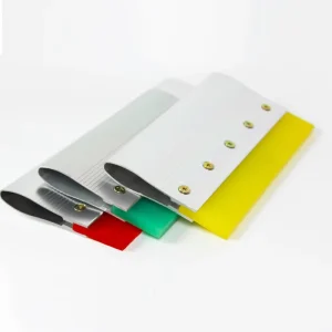 High Quality Aluminum Screen Printing Squeegee Handle Polyurethane Blade 50-90A Shore Available Yellow Red Green Blue Sizes