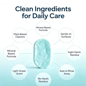 High Quality Bathroom Cleaner Tablets Deep Cleaning Effervescent Tablets for Lime Scale Removal and Surface Protection