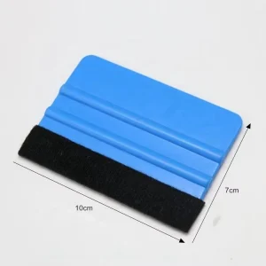High Quality Blue Fashion Squeegee Felt Protective Wool Buffer Plastic Car Vinyl Wrap Tool Felt Edge