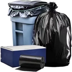 High Quality Colorful Recycled Garbage Bag Office Kitchen Household Industrial 40L Trash Bag Plastic
