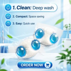 High-Quality Dishwasher Detergent Pods for Automatic Dishwashers