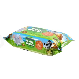 High Quality Disposable 80PCS Baby Tissue OEM Custom Bags Eco Friendly Cleansing Wipes